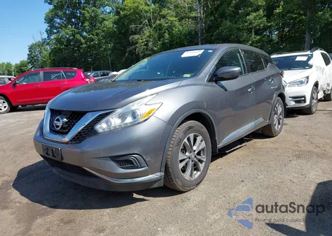 2016 Nissan Murano S из США, поврежденный, VIN 5N1AZ2MH1GN161181